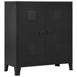 Storage Chest Black Steel Standard Storage Chest Rectangular 145356