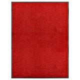 Doormat Washable Red 90x120 cm 323424