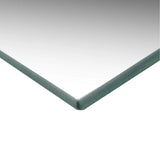 Wall Frameless Mirror with LED Lights Rectangular Glass 3078643