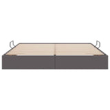 Storage Bed with Mattress Grey 180 x 200 cm Faux leather 3369959