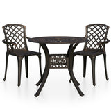 Bistro Set Bronze Cast aluminium Medium Durable Bistro Set 3070583