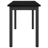 Bench Black Oak 110 x 35 x 45 cm Engineered Wood 892596