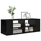 TV Cabinet Set Black Oak 102 x 35 x 35 cm Engineered Wood 875127