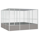 Bird Cage Grey 302,5x324,5x211,5 cm Galvanised Steel 171553