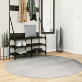 Rug IZA Short Pile Scandinavian Look Grey 160 cm 375460