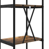 Bookshelf Smoked Oak 40 x 30 x 183 cm Engineered wood 879925