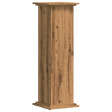 ZNTS Plant Stand Artisan Oak 33x33x100 cm Engineered Wood 852986