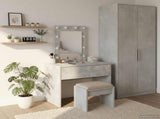 Dressing Table with Drawer Grey 60 x 40 x 70 cm Engineered Wood 865220