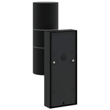 Outdoor Wall Light 2 pcs Black 7 x 10 x 22 cm 4005998