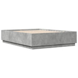 Bed Frame without Mattress Concrete Grey 120x200 cm 3209712