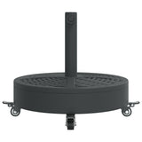 Parasol Base with Wheels for 38 / 48 mm Poles 27 kg Round 4007985