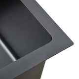 Handmade Kitchen Sink Black Stainless Steel 51509