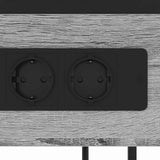 Bedside Cabinet Grey Sonoma 40 x 27 x 76 cm Engineered Wood 859573