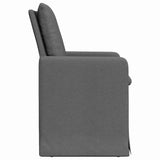 Dining Chairs 2 pcs Dark grey 57 x 67 x 98 cm Fabric 42017917