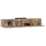 Wall Cabinets 2 pcs Sonoma Oak 100x36.5x35 cm Engineered Wood 3115670