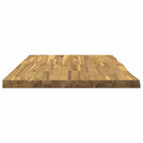 Live Edge Table Top 100 x 60 x 3.5 cm Rectangular White 938541