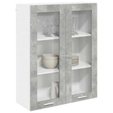 Hanging Cabinet Concrete Grey 80 x 31 x 100 cm Engineered Wood 884397