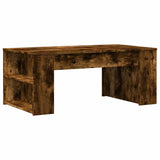 Coffee Table Smoked Oak 102x55x42 cm Engineered Wood 831858