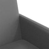 Dining Chairs with Wheels 2 pcs Grey 57 x 66 x 94 cm 42017819
