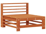 Sectional Sofa Units 3 Piece Wax Brown Solid Pine Wood 865571