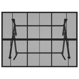 Folding Garden Table Anthracite 110x80x72 cm Steel Mesh 362749