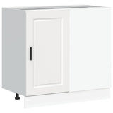 Kitchen Base Cabinet Porto White Engineered Wood 854298