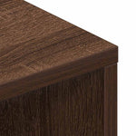 ZNTS TV Cabinet Brown Oak 100x40x40 cm Engineered Wood 859124