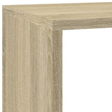 Room Divider Bookcase 3-Tier Sonoma Oak 137.5x29x103.5 cm Engineered Wood 857978