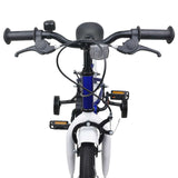 Kids Bike 12 Inches for 2-4 Years Old Blue White 42009407
