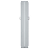 Retractable Side Awning Red 100x1000 cm 48477