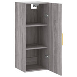 Wall Mounted Cabinet Grey Sonoma 34.5x34x90 cm 828850