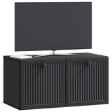 Wall-Mounted TV Cabinet Black 59.5 x 31 x 30 cm Engineered Wood 898026