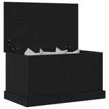 Storage Box Black oak 70 x 40 x 38 cm Engineered Wood 862826