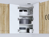 Wall Corner Cabinet LUCCA Sonoma Oak 57 x 57 x 80 cm 885077
