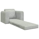 Sofa Bed Light Grey 98 x 71 x 83 cm Velvet 4106666