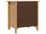 Bedside Cabinet with Drawer HILL Honey Brown 46 x 35 x 65 cm 42025029