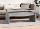 Coffee Table Grey Sonoma 102x50,5x52,5 cm Engineered Wood 819285
