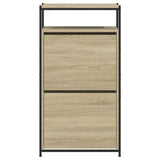 Shoe Cabinet Sonoma Oak 60x34x112 cm Engineered Wood 840030