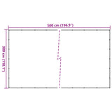 Trailer Net HDPE 3x5 m Black 144996