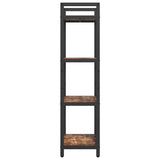 Bookshelf Smoked Oak 56 x 34 x 133.5 cm Engineered Wood 883870