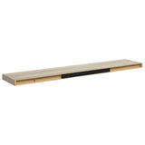 Floating Wall Shelves 4 pcs Oak 120x23.5x3.8 cm MDF 323885