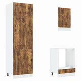 7 Piece Kitchen Cabinet Set Kalmar Smoked Oak Engineered Wood 3314766