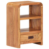 Bedside Table 40x30x60 cm Solid Acacia Wood Honey Finish 289633