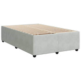 Bed Frame without Mattress Light Grey 120x190 cm Small Double Velvet 3284994