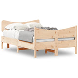 Bed Frame without Mattress 120x190 cm Small Double Solid Wood Pine 3216399