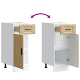 Kitchen Base Cabinet Porto Sonoma Oak Engineered Wood 853940