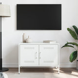 TV Cabinet White 68x39x50.5 cm Steel 842944