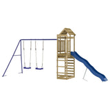 Outdoor Playset Impregnated Wood Pine 3156978