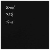 Wall-mounted Magnetic Board Black 60x60 cm Tempered Glass 347944