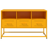 TV Cabinet Mustard Yellow 100.5x39x60.5 cm Steel 846545